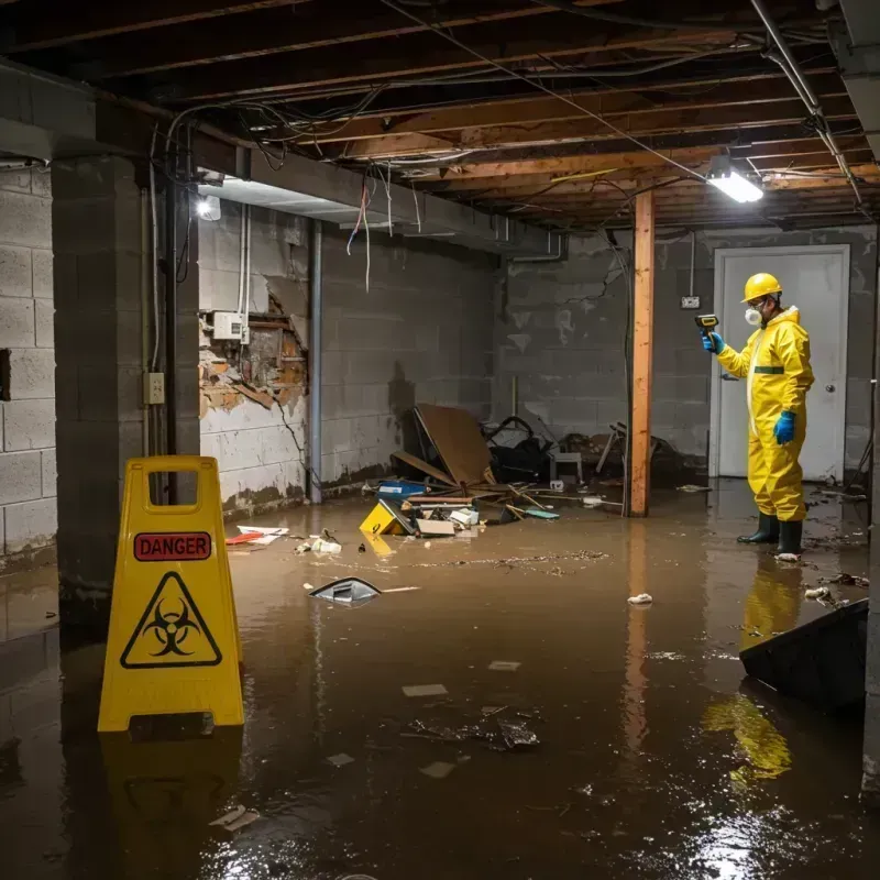 Flooded Basement Electrical Hazard in Montour Falls, NY Property