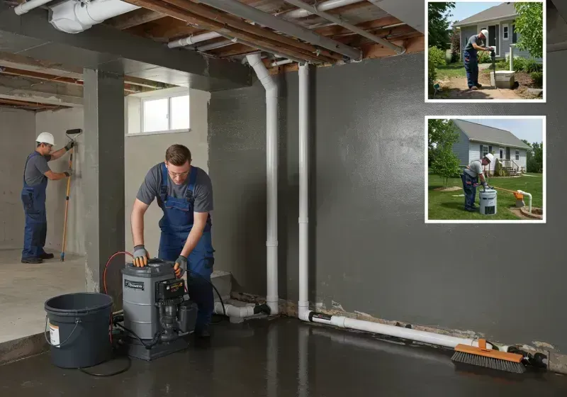 Basement Waterproofing and Flood Prevention process in Montour Falls, NY